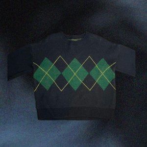 Retro Argile Sweater Blue Green